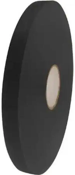 Tape Logic T958116 1 in. x 36 yards 0.062 in. Black Thick Polyethylene Double Sided Foam Tape - Case of 12