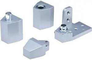KABA ILCO IL-OP-10-RH-AL  FLUSH SETS Pivot Hinge, Diecast Aluminum, Half