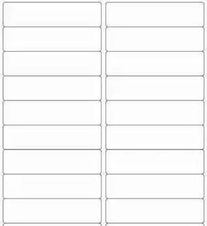 TAPE LOGIC LL264 Tape Logic Removable Rectangle Laser Labels, 4" x 1", White,