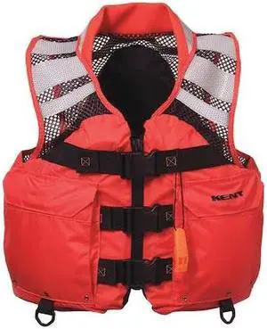 KENT SAFETY 151000-200-070-24 SAR Vest,Mesh,Search And Rescue,3XL