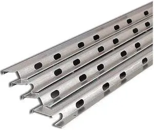 AURALEX ACOUSTICS RC-8 Sound-Isolating Channel, Steel, 3/16 ft W, 8 ft L, 0.5 AURALEX ACOUSTICS RC-8 Sound-Isolating Channel, Steel, 3/16 ft W, 8 ft L, 0.5