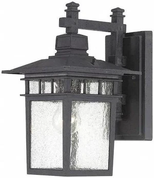 NUVO 60-4959 Cove Neck 1-Light 14 in. Outdoor Lantern with Clear Seed Glass NUVO 60-4959 Cove Neck 1-Light 14 in. Outdoor Lantern with Clear Seed Glass