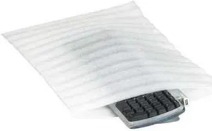 PARTNERS BRAND FP2436 Flush Cut Foam Pouches, 24" x 36", White, PK50
