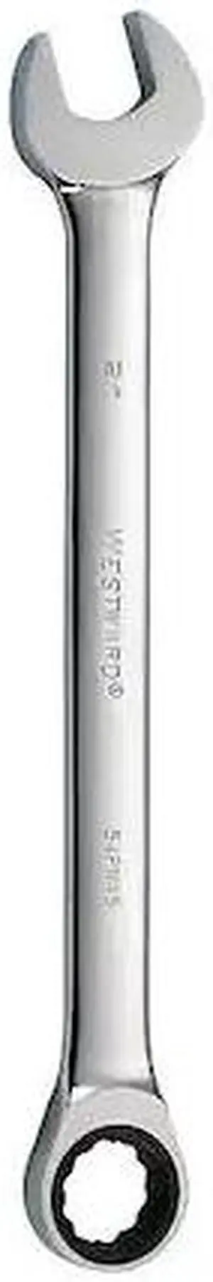 WESTWARD 54PN45 Ratcheting Wrench, Combination, SAE, 2"