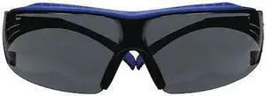 3M SF402XSGAF-BLU SecureFit 400, Safety Glasses Anti-Fog &  Anti-Scratch, Blue