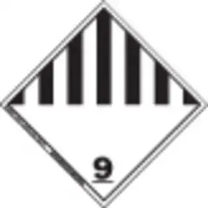 BRADY 121141 Shipping Labels,4 In,Black/White,PK500