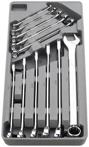 INGERSOLL-RAND 752058X 11 Piece SAE Long Pattern Combination Wrench Set