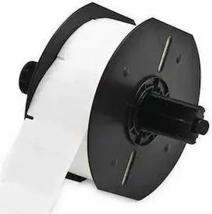 BRADY B33-119-427 Label Roll, Translucent/White, Labels/Roll: 1000