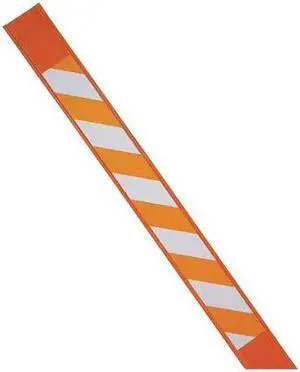 BRADY 96922 Reflective Marking Stake, Reinforced Polymer, 66" H, 3-3/4" W,