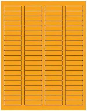 TAPE LOGIC LL170OR Tape Logic Rectangle Laser Labels, 1 3/4" x 1/2",