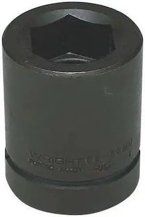 WRIGHT TOOL 88-50MM 1" Dr, 50mm Size, Metric Impact Socket, 6 Pts