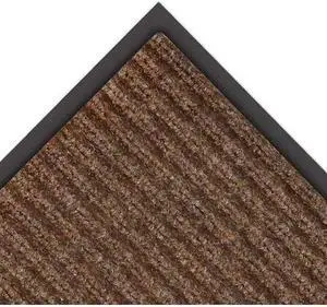 NOTRAX 109S0023BR Entrance Mat, Indoor, Polypropylene, Ribbed Surface, Vinyl