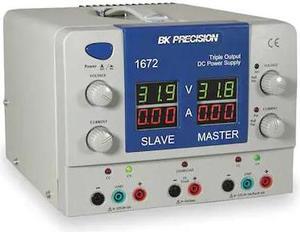 B&K PRECISION 1672 Triple Output DC Supply,0-32 V DC,5 V DC