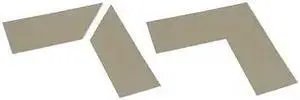 MIGHTY LINE ANGLE4GRY Angle,Gray,10" L x 4" W,PK25