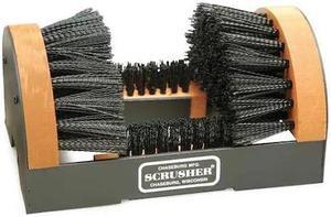 ZORO SELECT H1 Boot Brush, Scraper, Boot and Shoe Scrubber, With Base Frame,