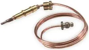 ROBERTSHAW 1960-027 Thermocouple, LP/NG, 18 to 30 mV, 27 in L., Universal