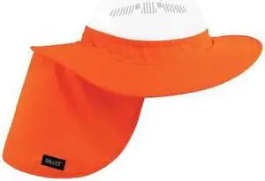 ERGODYNE 6660 Visor with Neck Shade, For Use With Hard Hats Orange