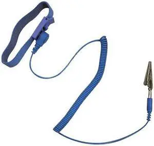 WESTWARD 23M591 Wrist Band,Anti-Static,6 Ft Coil Cord