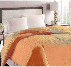 BLUE RIDGE 034052 Oversized Microfiber Down Fiber Comforter, Coral, Full/Queen