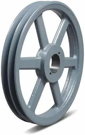 TB WOOD'S 2BK160 1/2" to 1-1/2" Bushed Bore 2-Groove Standard V-Belt Pulley