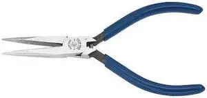 KLEIN TOOLS D327-51/2C 5 5/8 in Needle Nose Plier Plastic Dipped Handle