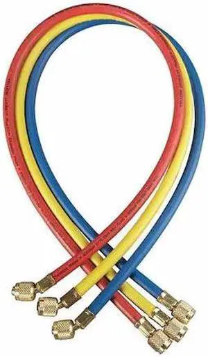 YELLOW JACKET 21648 High Side Hose,48 In,Red