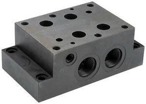CHIEF 225366 D08 Sub-plate, 1 Section, Series or Parallel, SAE 16