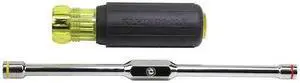 KLEIN TOOLS 65064 2-in-1 Nut Driver, Hex Head, 1/4-Inch and 5/16-Inch