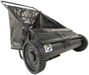 AGRI-FAB 45-0218 Push Lawn Sweeper, 26 in Working Width, 6.2 cu ft Hopper