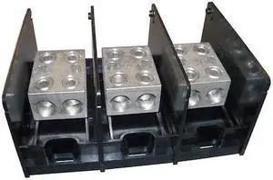 MERSEN MPDB69123 Pwr Dist Block,620A,3P,2P Secondary,600V