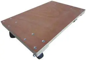 ZORO SELECT 3JJG1 Genrl Purps Dolly,1000lb,24x16x5-1/4 In.