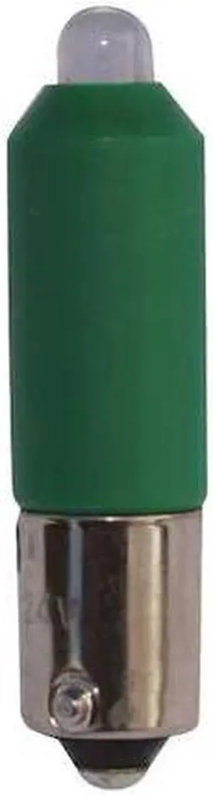 EATON HT8LEDGF7 Miniature LED Bulb,120 Volts,Green