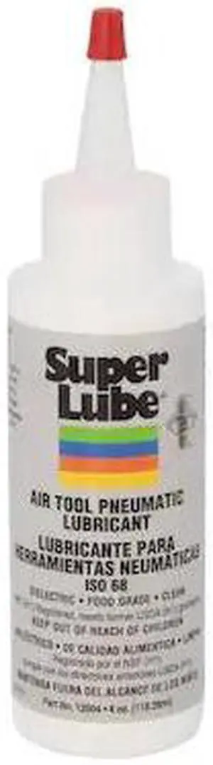 SUPER LUBE 12004 4 oz., Bottle, Synthetic Oil, Translucent