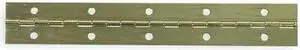ZORO SELECT 4PA96 17/32 in W x 72 in H Steel Continuous Hinge