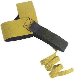 ZORO SELECT 4ECU8 Antistatic Heel Strap,Yellow,PK20