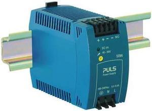 PULS ML50.105 DC Power Supply, 100/240V AC, 50 W, 1.1 A, DIN Rail