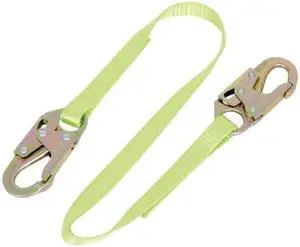PEAKWORKS V815406 Restraint Lanyard, Webbing, Body Snap/Anchor Snap, 6 ft
