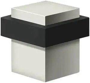 DELTANA UFBS138U14 Square Universal Floor Bumper 1-3/8" Bright Nickel