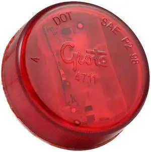 GROTE 47112 Clearance/Marker Lamp,2 In.,LED,Red