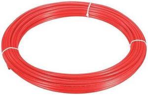 ZORO SELECT 4HHE2 Tubing,15/64" ID,5/16" OD,250 Ft,Red