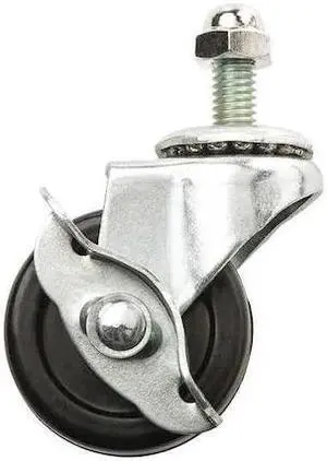 STEINER 54606 Swivel Stem Caster,Rubber,2 in.,70 lb.