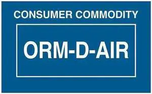 TAPE LOGIC DL7010 Tape Logic® Labels, "Consumer Commodity ORM-D-AIR", 1 3/8" x