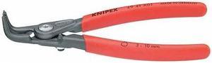 KNIPEX 49 41 A01 5" Precision External Circlip Pliers w/ Bent Tips, Plastic Grip