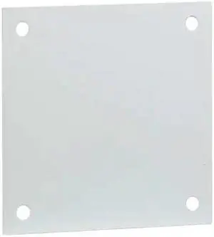 HUBBELL-WIEGMANN N1P1010 Interior Panel, 12 Gangs, Carbon Steel, Back Panel Box