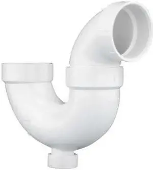 Sim Supply P-Trap with Cleanout, Schedule 40, 2 in  05224