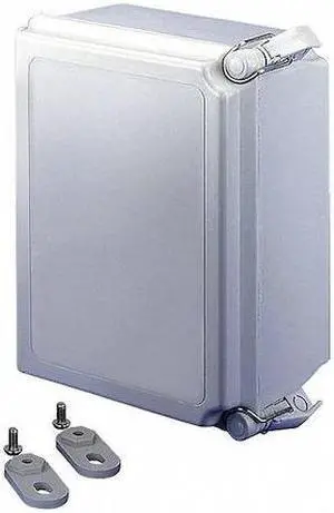 NVENT HOFFMAN A664CHQRFG Quick Release Latch Electrical Enclosures, 6 in H, 4