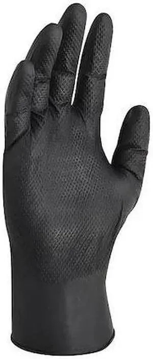 KIMBERLY-CLARK 49276 Disposable Glove, Nitrile, Black, M, 100 PK