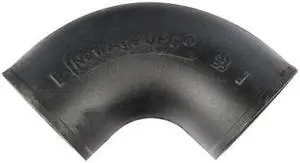 ZORO SELECT 220198 90 Degrees  Elbow 1/4 Bend, 6" Pipe, Female Socket, Cast