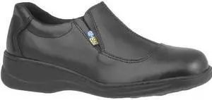 MELLOW WALK 4085 : 5E Size 5 Women's Loafer Shoe Steel Work Shoe, Black