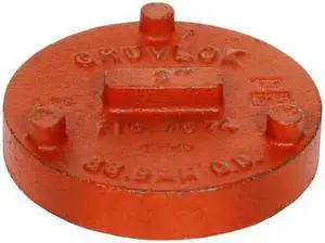 ZORO SELECT 0390030302 Cap,6",Iron,1000 psi